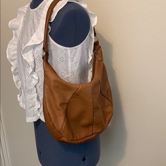 Brown Leather Shoulder Bag - Picture 6 of 9